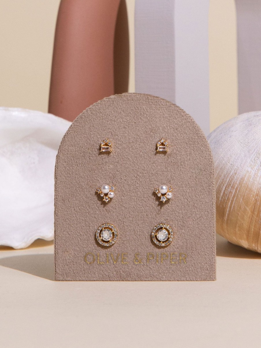 More Olive & Piper | Nouvelle Petite Stud Set