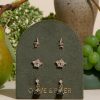 Earrings Olive & Piper | Tuileries Petite Stud Set Gold